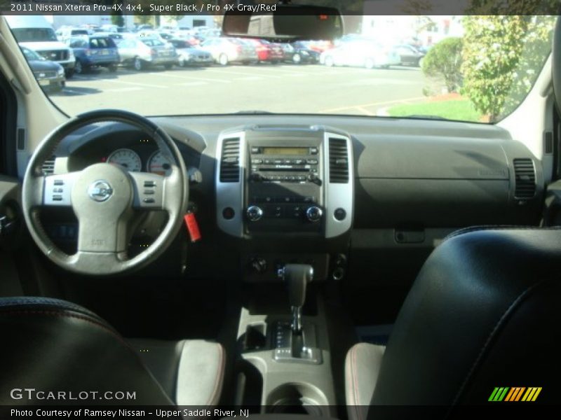 Super Black / Pro 4X Gray/Red 2011 Nissan Xterra Pro-4X 4x4