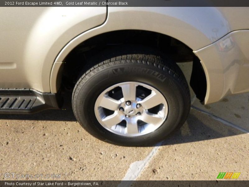 Gold Leaf Metallic / Charcoal Black 2012 Ford Escape Limited 4WD