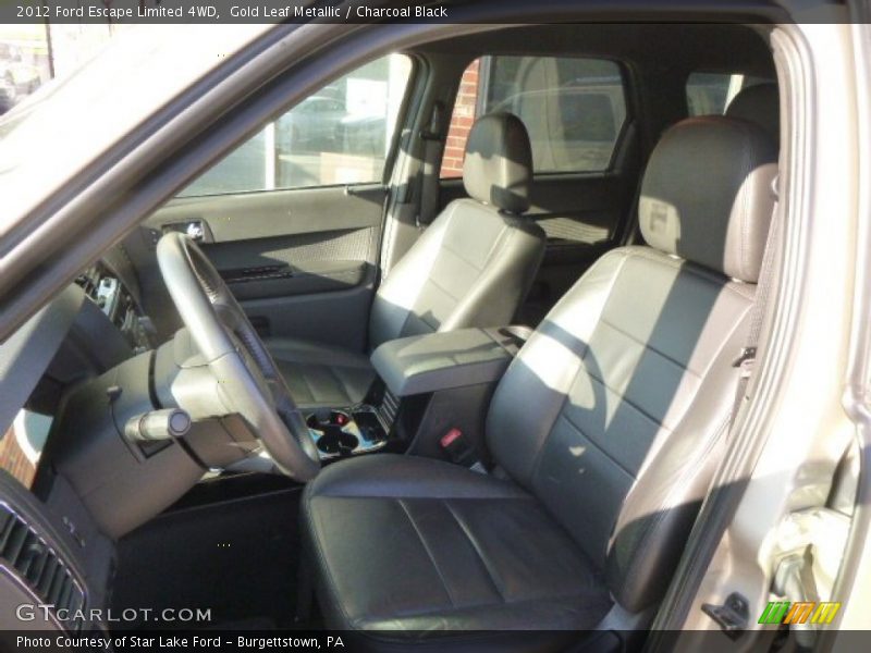 Gold Leaf Metallic / Charcoal Black 2012 Ford Escape Limited 4WD