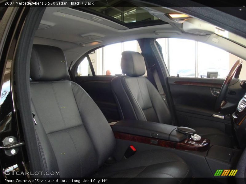 Black / Black 2007 Mercedes-Benz S 550 Sedan