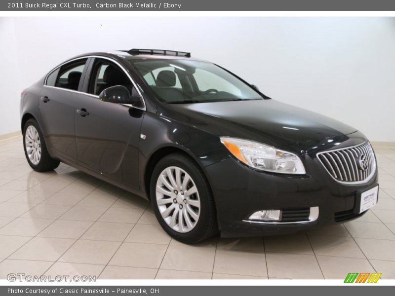 Carbon Black Metallic / Ebony 2011 Buick Regal CXL Turbo