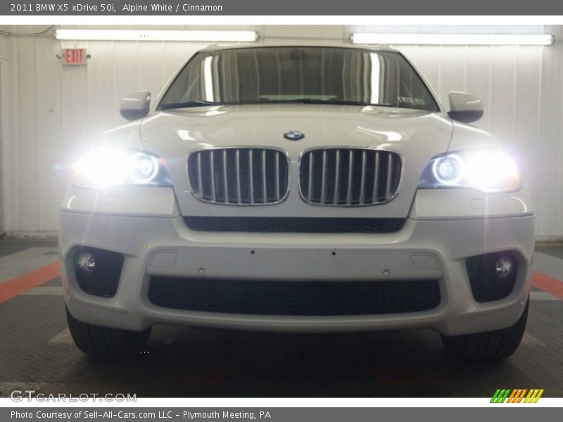 Alpine White / Cinnamon 2011 BMW X5 xDrive 50i