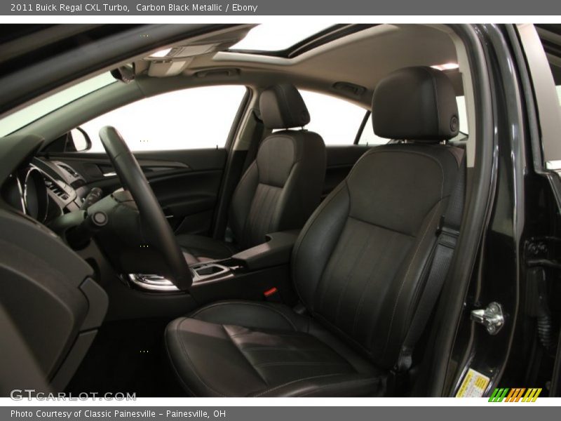 Carbon Black Metallic / Ebony 2011 Buick Regal CXL Turbo