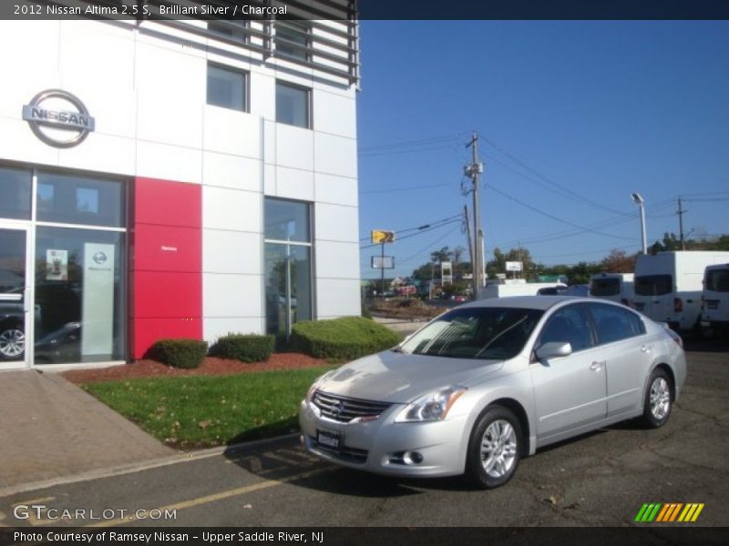 Brilliant Silver / Charcoal 2012 Nissan Altima 2.5 S