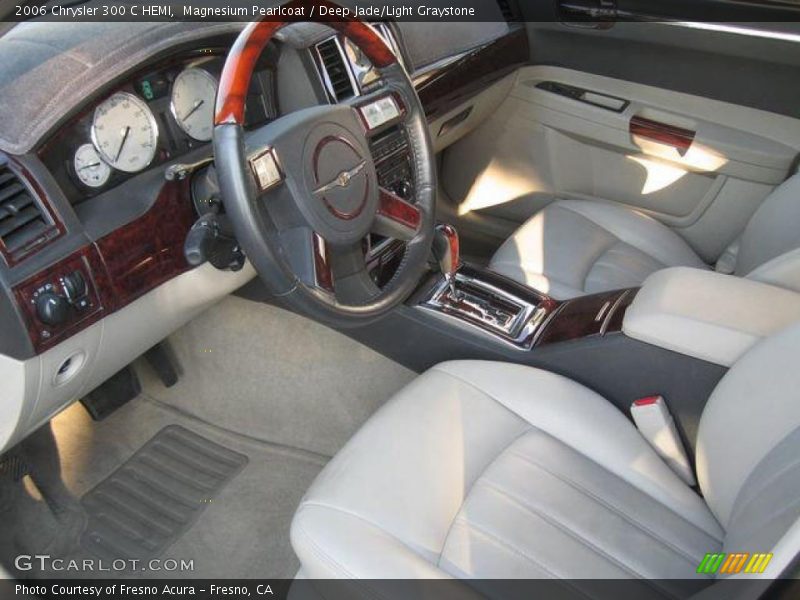 Magnesium Pearlcoat / Deep Jade/Light Graystone 2006 Chrysler 300 C HEMI