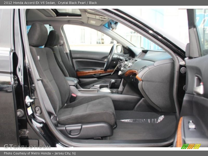 Crystal Black Pearl / Black 2012 Honda Accord EX V6 Sedan