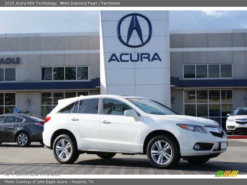 White Diamond Pearl / Parchment 2015 Acura RDX Technology