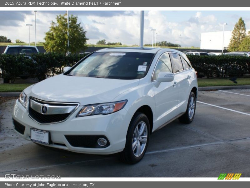 White Diamond Pearl / Parchment 2015 Acura RDX Technology
