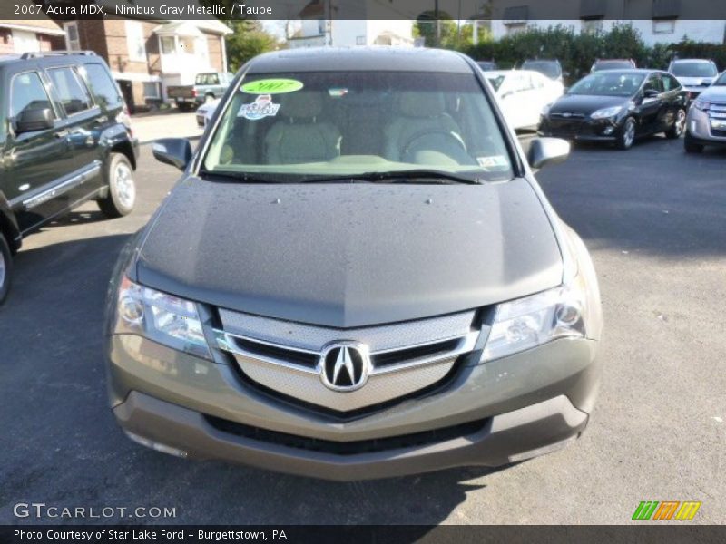 Nimbus Gray Metallic / Taupe 2007 Acura MDX