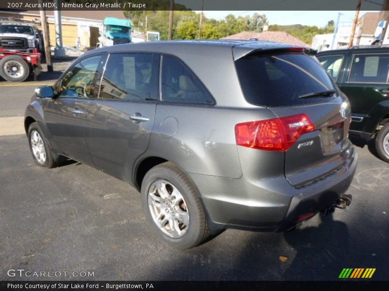 Nimbus Gray Metallic / Taupe 2007 Acura MDX