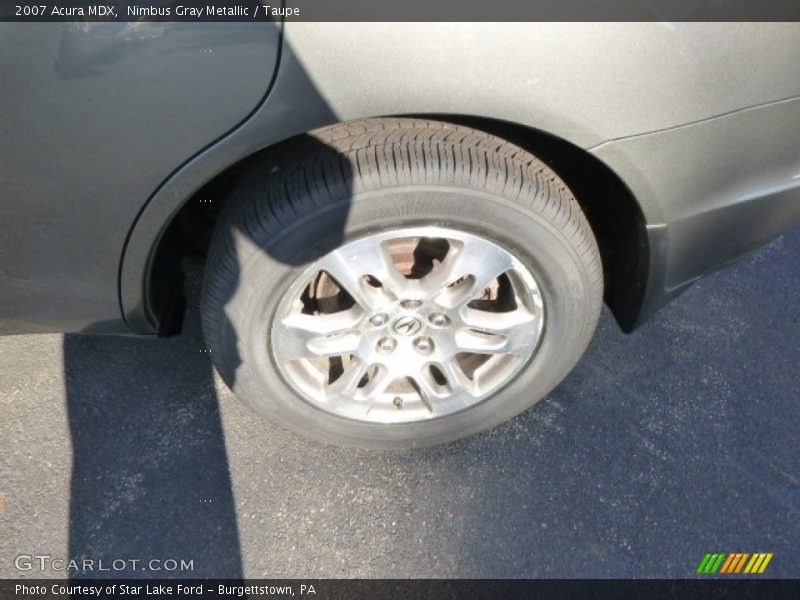 Nimbus Gray Metallic / Taupe 2007 Acura MDX