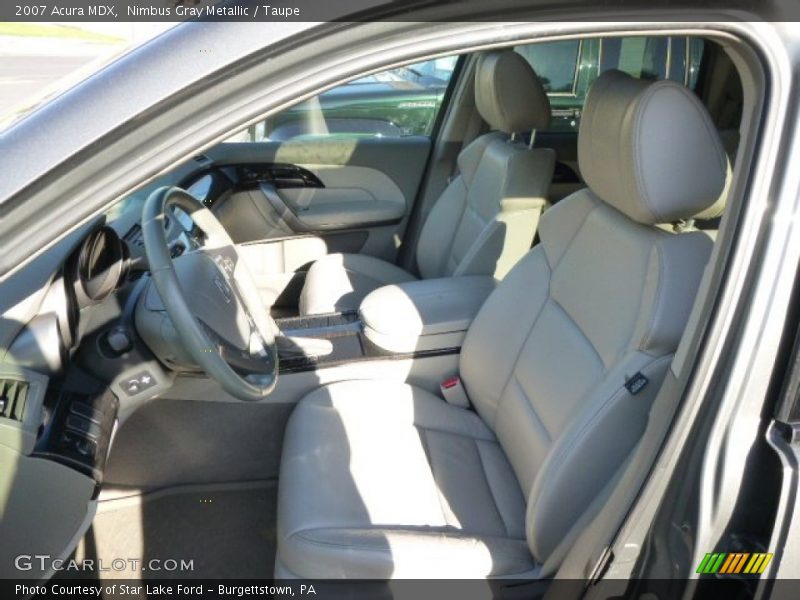 Nimbus Gray Metallic / Taupe 2007 Acura MDX
