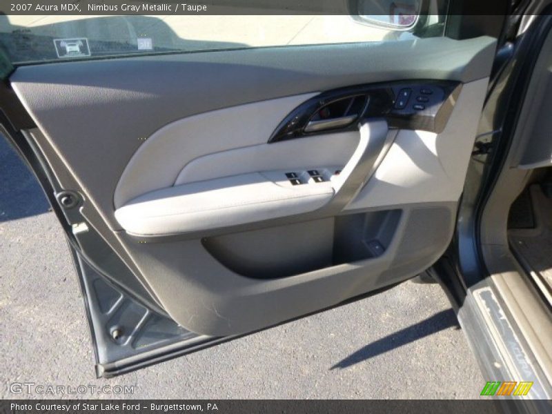 Nimbus Gray Metallic / Taupe 2007 Acura MDX
