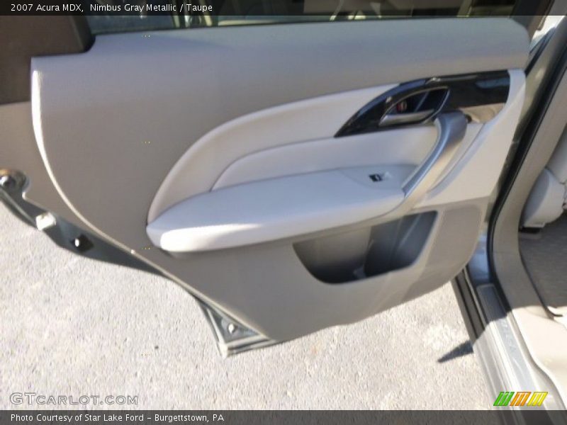 Nimbus Gray Metallic / Taupe 2007 Acura MDX