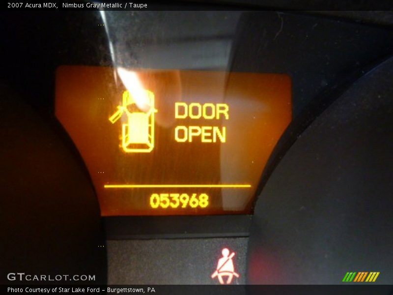 Nimbus Gray Metallic / Taupe 2007 Acura MDX