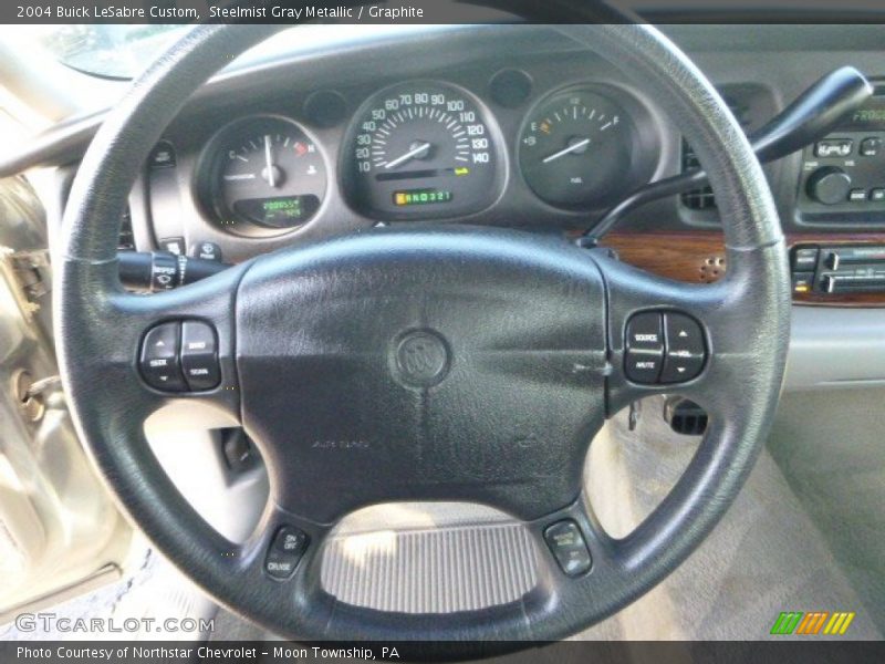 Steelmist Gray Metallic / Graphite 2004 Buick LeSabre Custom