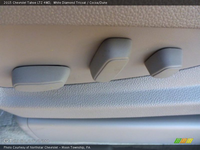 White Diamond Tricoat / Cocoa/Dune 2015 Chevrolet Tahoe LTZ 4WD