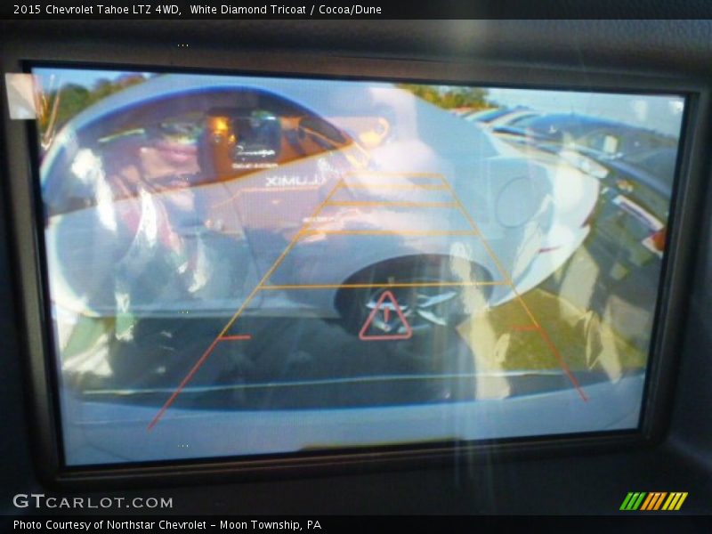 White Diamond Tricoat / Cocoa/Dune 2015 Chevrolet Tahoe LTZ 4WD