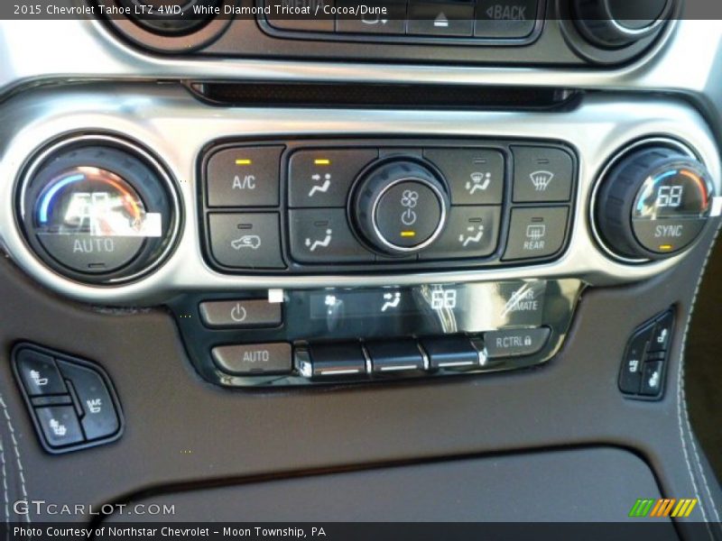 White Diamond Tricoat / Cocoa/Dune 2015 Chevrolet Tahoe LTZ 4WD
