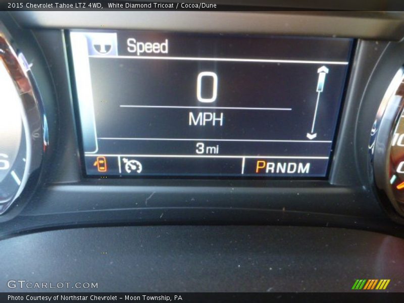White Diamond Tricoat / Cocoa/Dune 2015 Chevrolet Tahoe LTZ 4WD