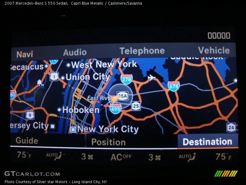 Capri Blue Metallic / Cashmere/Savanna 2007 Mercedes-Benz S 550 Sedan