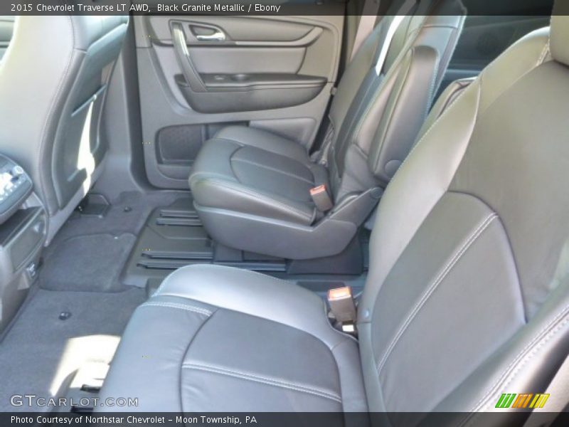 Black Granite Metallic / Ebony 2015 Chevrolet Traverse LT AWD