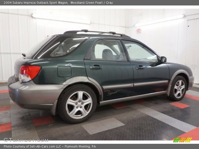Woodland Green Pearl / Gray 2004 Subaru Impreza Outback Sport Wagon