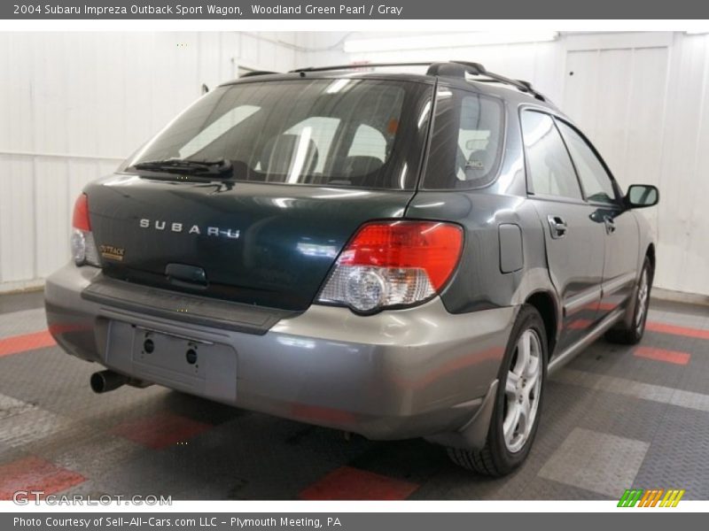 Woodland Green Pearl / Gray 2004 Subaru Impreza Outback Sport Wagon