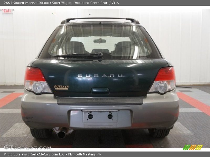 Woodland Green Pearl / Gray 2004 Subaru Impreza Outback Sport Wagon