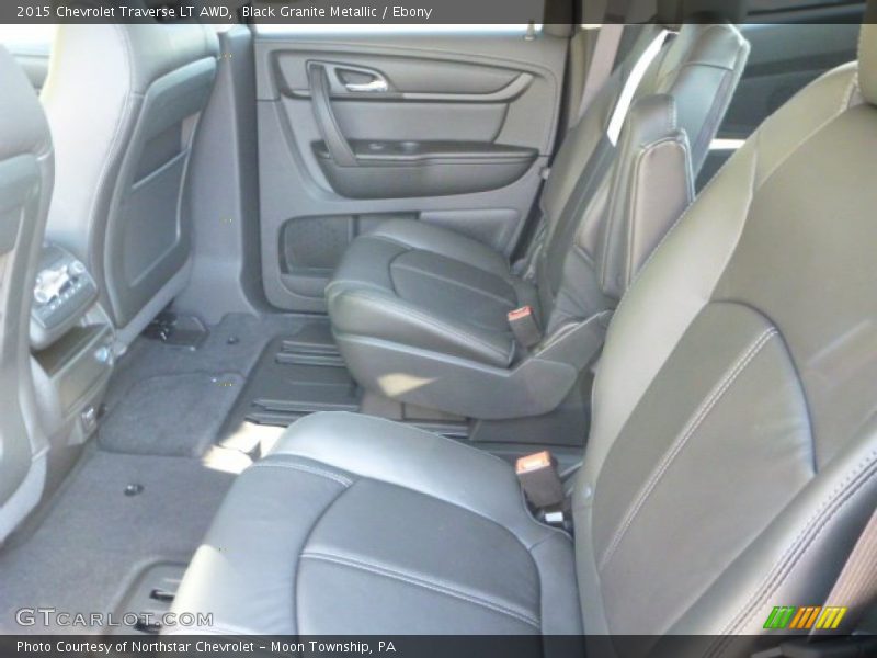 Black Granite Metallic / Ebony 2015 Chevrolet Traverse LT AWD