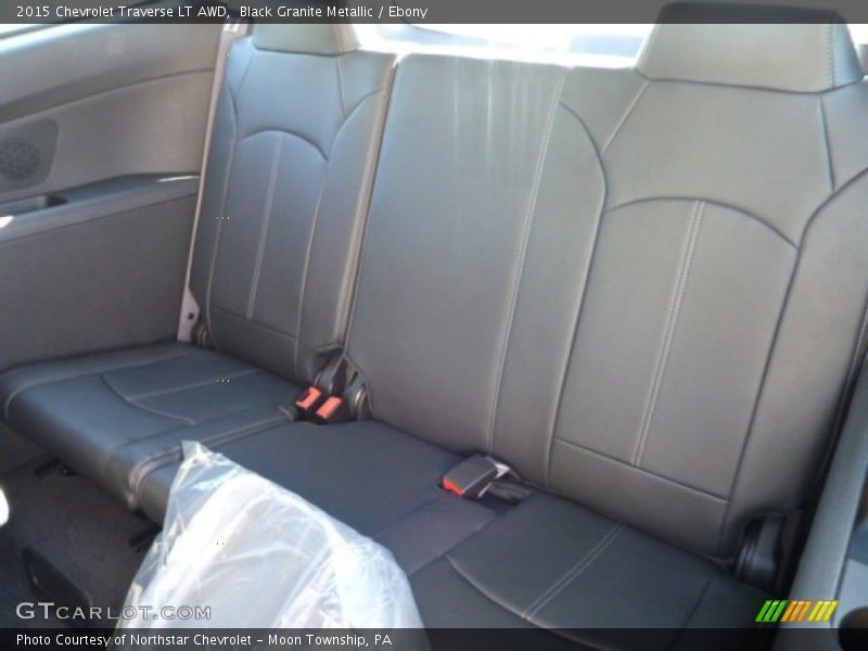 Black Granite Metallic / Ebony 2015 Chevrolet Traverse LT AWD