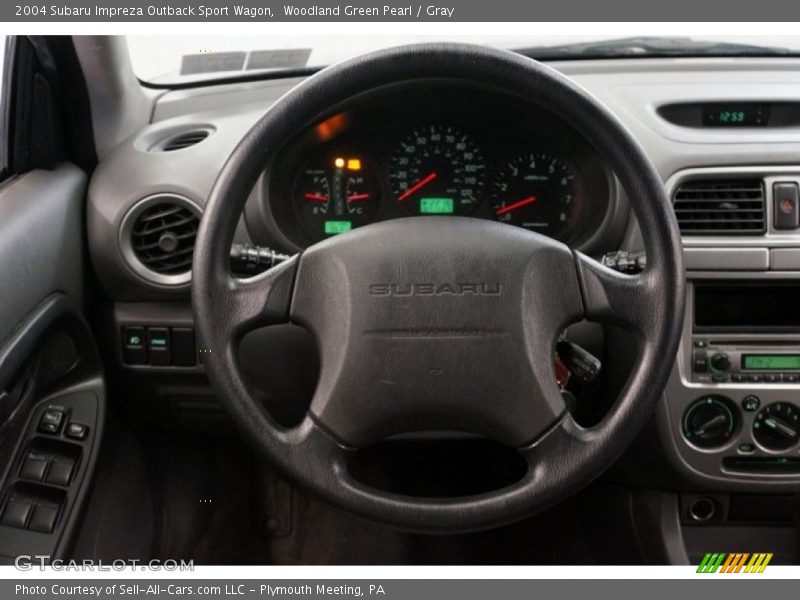 Woodland Green Pearl / Gray 2004 Subaru Impreza Outback Sport Wagon