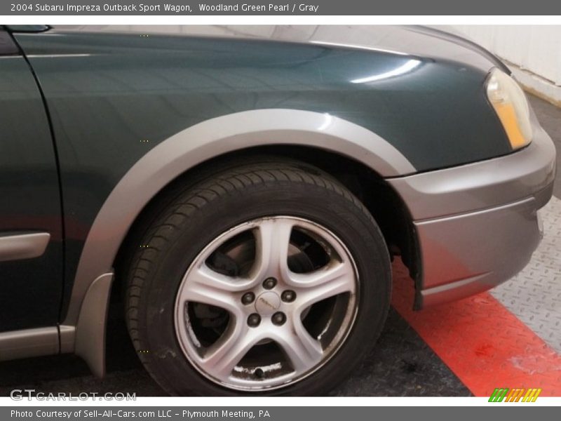 Woodland Green Pearl / Gray 2004 Subaru Impreza Outback Sport Wagon