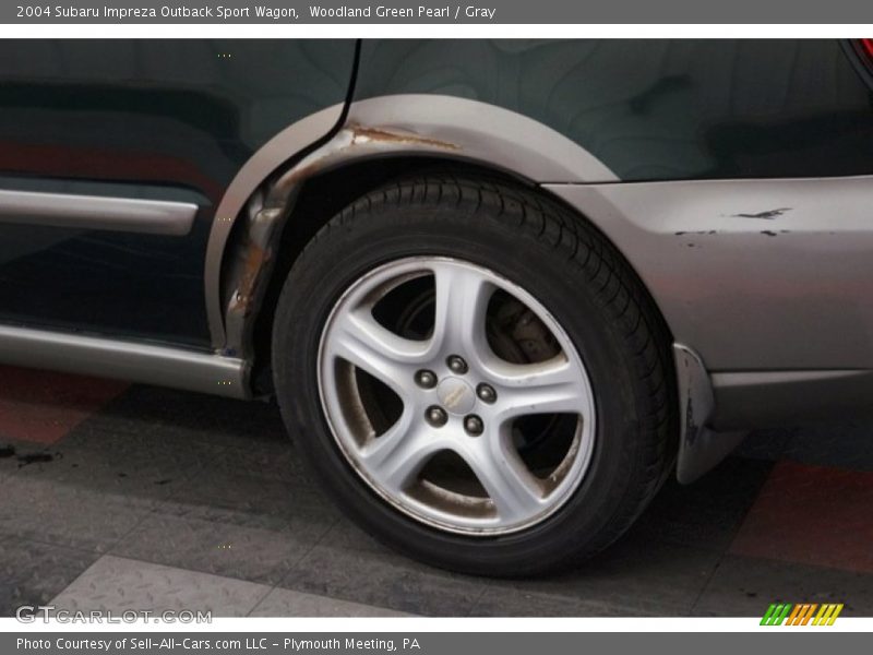 Woodland Green Pearl / Gray 2004 Subaru Impreza Outback Sport Wagon