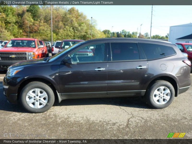 Tungsten Metallic / Dark Titanium/Light Titanium 2015 Chevrolet Traverse LS