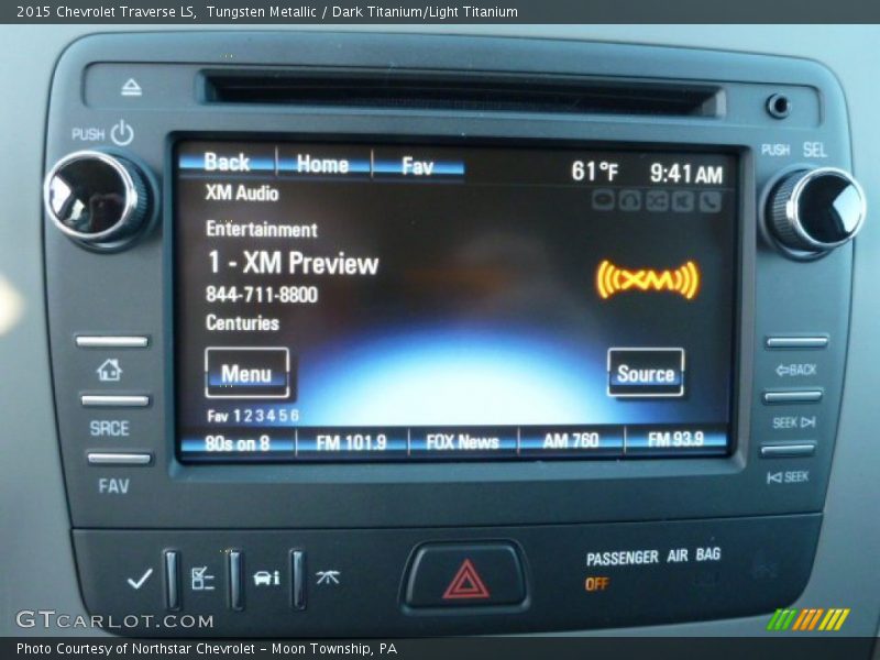 Tungsten Metallic / Dark Titanium/Light Titanium 2015 Chevrolet Traverse LS