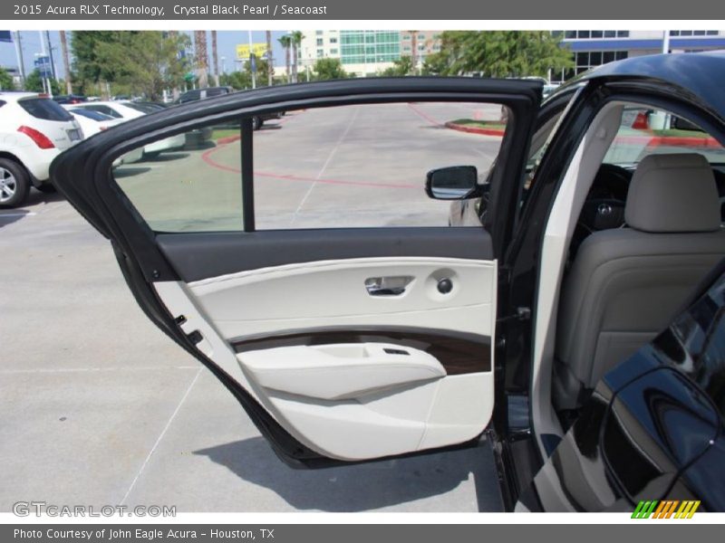 Crystal Black Pearl / Seacoast 2015 Acura RLX Technology
