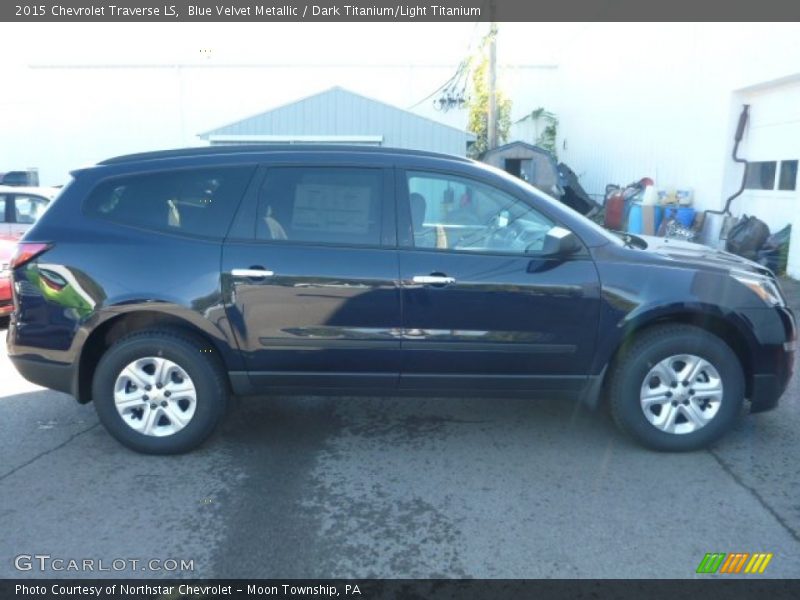 Blue Velvet Metallic / Dark Titanium/Light Titanium 2015 Chevrolet Traverse LS