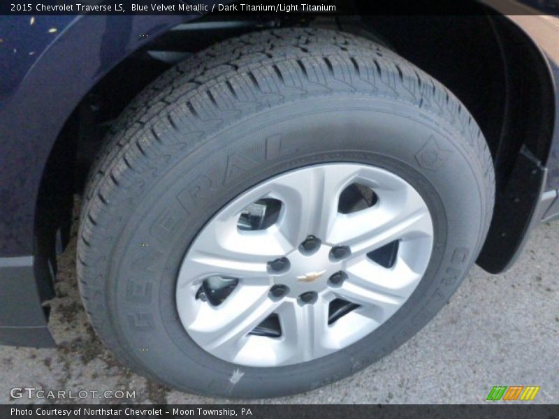 Blue Velvet Metallic / Dark Titanium/Light Titanium 2015 Chevrolet Traverse LS
