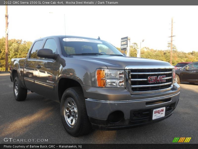 Mocha Steel Metallic / Dark Titanium 2012 GMC Sierra 1500 SL Crew Cab 4x4