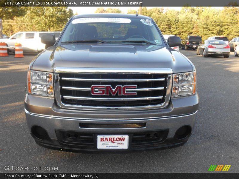 Mocha Steel Metallic / Dark Titanium 2012 GMC Sierra 1500 SL Crew Cab 4x4