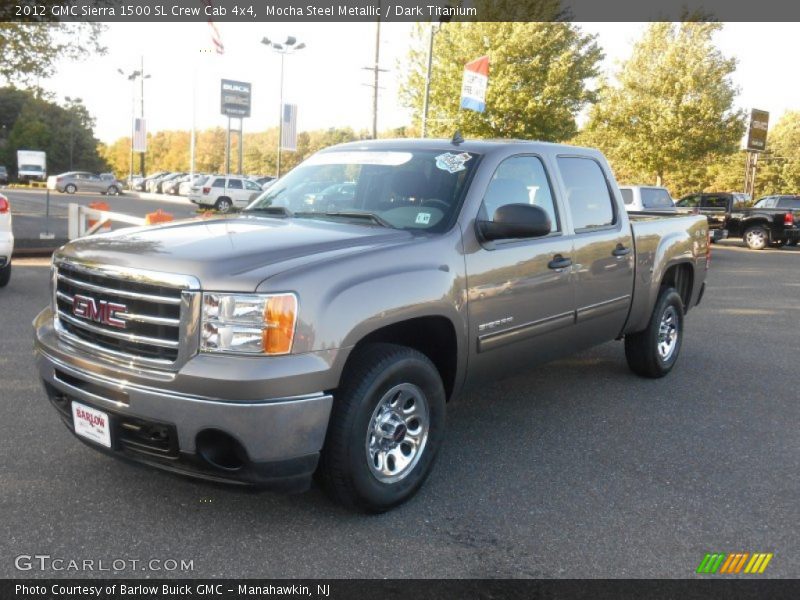 Mocha Steel Metallic / Dark Titanium 2012 GMC Sierra 1500 SL Crew Cab 4x4