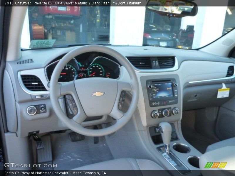 Blue Velvet Metallic / Dark Titanium/Light Titanium 2015 Chevrolet Traverse LS