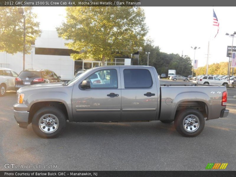 Mocha Steel Metallic / Dark Titanium 2012 GMC Sierra 1500 SL Crew Cab 4x4