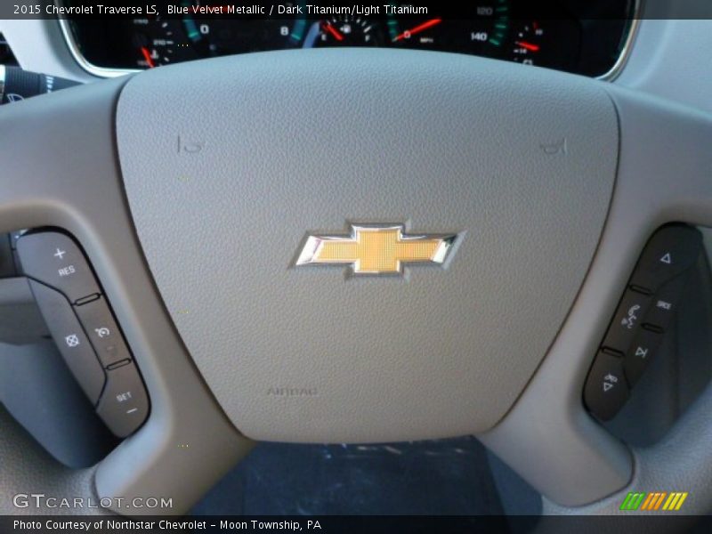 Blue Velvet Metallic / Dark Titanium/Light Titanium 2015 Chevrolet Traverse LS