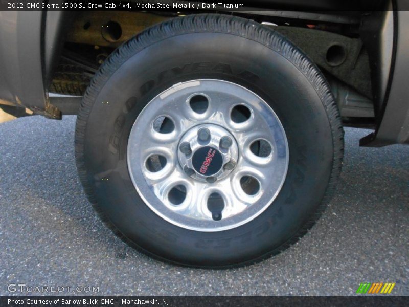Mocha Steel Metallic / Dark Titanium 2012 GMC Sierra 1500 SL Crew Cab 4x4