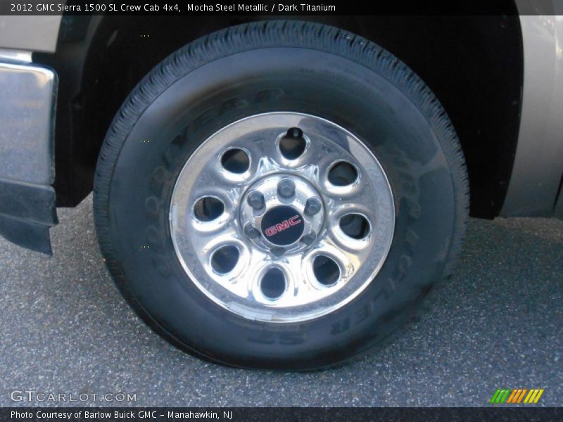 Mocha Steel Metallic / Dark Titanium 2012 GMC Sierra 1500 SL Crew Cab 4x4