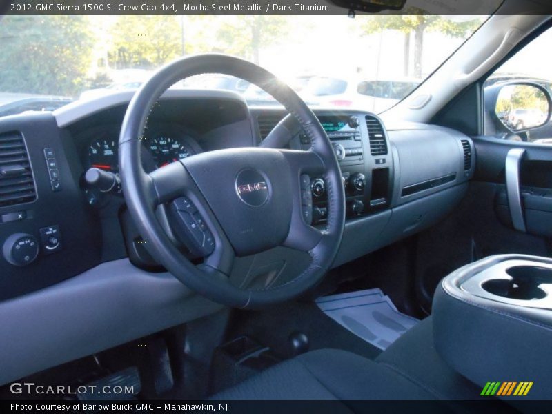 Mocha Steel Metallic / Dark Titanium 2012 GMC Sierra 1500 SL Crew Cab 4x4