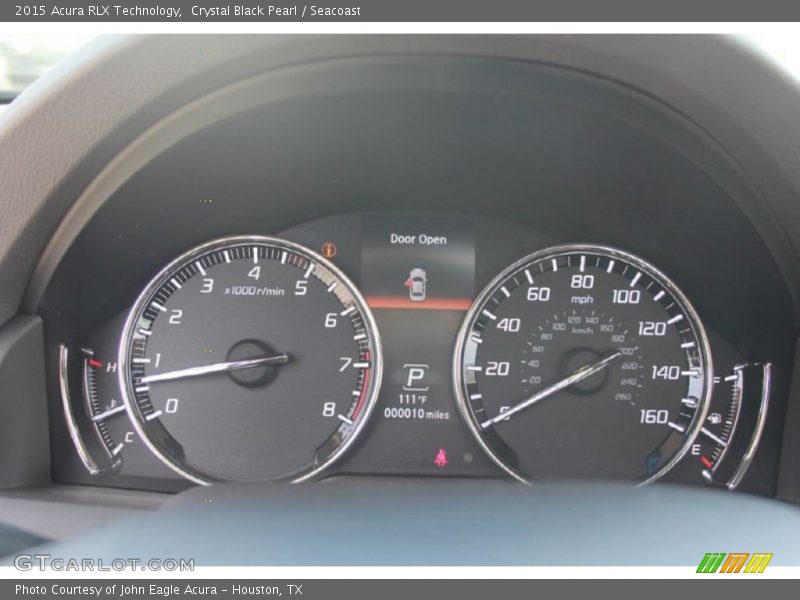 Crystal Black Pearl / Seacoast 2015 Acura RLX Technology