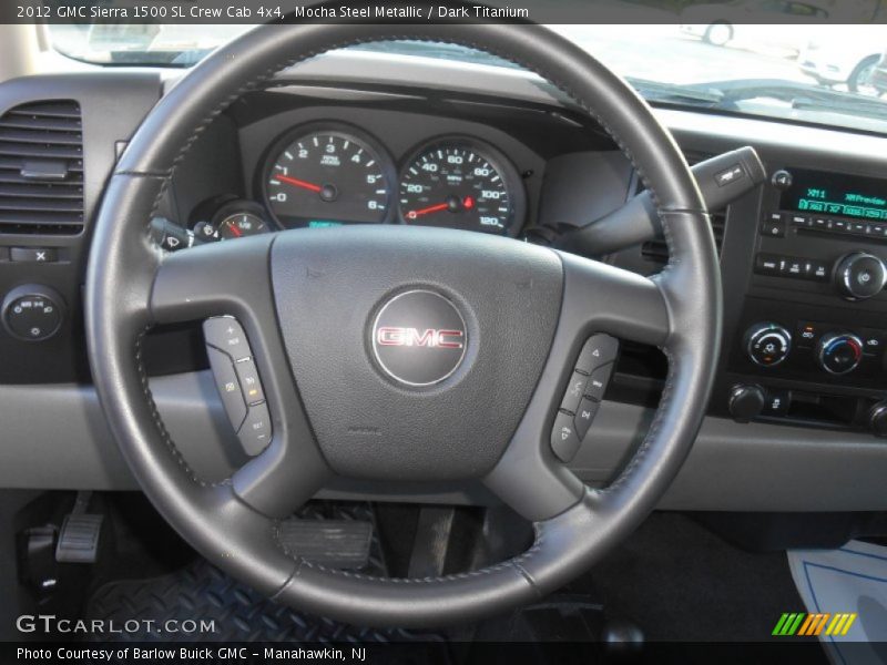 Mocha Steel Metallic / Dark Titanium 2012 GMC Sierra 1500 SL Crew Cab 4x4